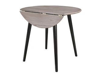 Stół okrągły rozkładany Drop 90 cm loft do kuchni i jadalni Intesi