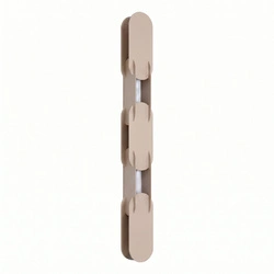 Kinkiet ścienny CHAIN LED taupe 91 cm nowoczesny do salonu