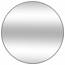 Lustro okrągłe Alice 110 cm w czarnej ramie do salonu i przedpokoju