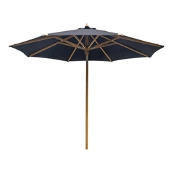 Parasol ogrodowy Austin House Nordic czarny 300 cm klasyczny z funkcją pochylenia