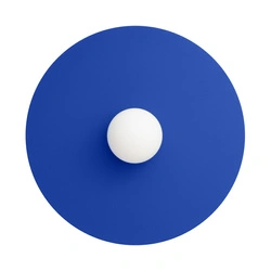 Kinkiet ścienny AKE 50 ultramaryna nowoczesny do salonu i sypialni