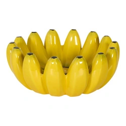 Misa dekoracyjna Dolce Vita żółta Intesi misa na owoce ceramiczna 25 cm