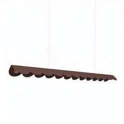 Lampa wisząca Biscuit 130 brązowa LED nad wyspę regulowana