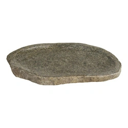 Taca dekoracyjna kamienna Gara owalna naturalna do serwowania 30x25 cm