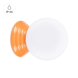 Kinkiet ZORI pomarańczowy IP44 nowoczesny do łazienki i korytarza