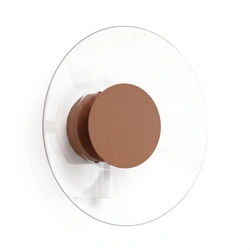 Kinkiet ścienny ASTRO mocca LED nowoczesny do salonu 28 cm