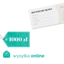 Bon podarunkowy 1000 zł – wysyłka online