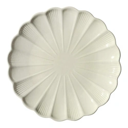 Intesi Calista talerz obiadowy 27 cm kremowy ceramiczny do jadalni