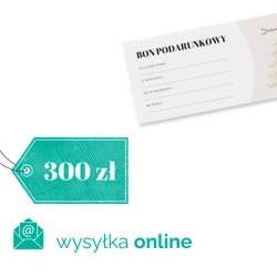 Bon podarunkowy 300 zł – wysyłka online