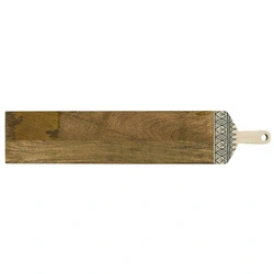 Intesi Dune deska kuchenna wąska drewniana mango 100 cm dekoracyjna