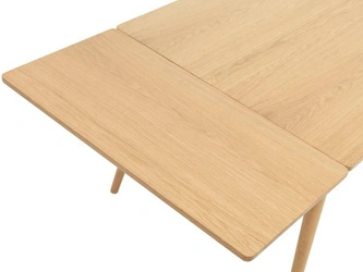 Dodatkowy blat Barrali 90x45 cm dąb naturalny do powiększenia stołu