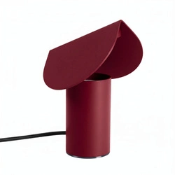 Lampa biurkowa LED BISCUIT burgund nowoczesna do gabinetu