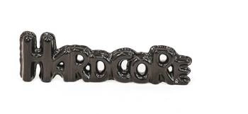 Figurka dekoracyjna Hardcore balonowa czarna nowoczesna do salonu HV decor 33,4 cm