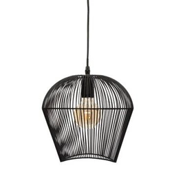 Lampa wisząca Jena czarna nowoczesna metalowa nad stół do salonu i kuchni Atmosphera