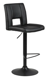 Hoker Sylvia czarny obrotowy z regulacją wysokości do kuchni nowoczesny z oparciem Actona