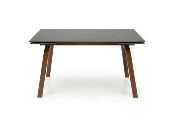 Stół rozkładany Nozel czarny marmur 140-200 cm nowoczesny do jadalni i salonu granitowy