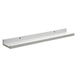Biała półka ścienna na książki 58 cm nowoczesna wisząca do salonu 5five simply smart