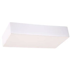 Kinkiet ścienny ceramiczny TAUGAN Sollux biały nowoczesny do salonu i sypialni 2xG9