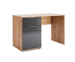 Biurko do pracy Lana nowoczesne dąb craft z szufladą industrialne do biura Intesi