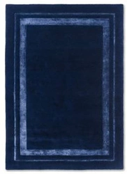 Dywan do salonu Redbrook Midnight 200x280 granatowy wełniany nowoczesny ręcznie tkany Laura Ashley
