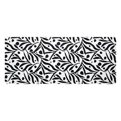 Mata diatomitowa 50x120 cm czarne wzory