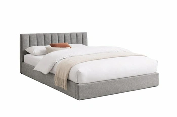 Łóżko tapicerowane Lexington 120x200 szare z pojemnikiem do sypialni