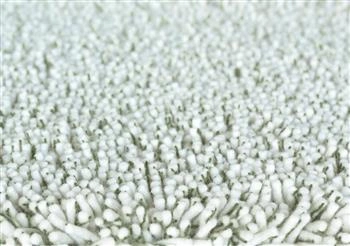 Trace Cut dywan wełniany nowoczesny zielony 250x350cm do salonu łatwy w czyszczeniu