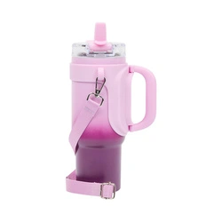 Kubek termiczny Malibu Intesi 900 ml różowo fioletowy na wynos