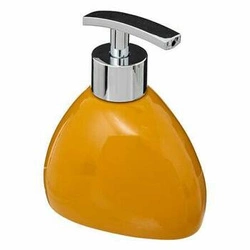 Dozownik do mydła ceramiczny Colors musztardowy do łazienki i kuchni 300 ml