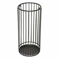 Stojak na parasole Metty metalowy czarny