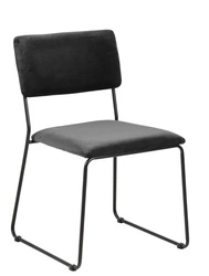 Krzesło Cornelia VIC Dark grey OUTLET