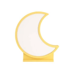 Lampa stołowa Moon 12W LED 3000K iq kids złoty