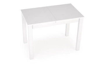 Stół rozkładany Nigot biały do jadalni i kuchni nowoczesny prostokątny 100-135x60 cm Intesi