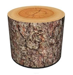 Pufa Pine okrągła nowoczesna kolorowa do salonu i sypialni tapicerowana Intesi 40 cm