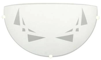 Plafon sufitowy Trias biały szklany klasyczny do salonu i sypialni CANDELLUX 30 cm