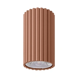 Plafon sufitowy LED IVAR mocca tuba nowoczesna do salonu 3000K