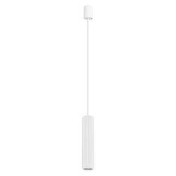 Lampa wisząca LED IVAR biała tuba nad stół i wyspę 3000K