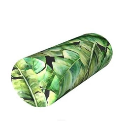 Poduszka wałek dekoracyjna Black Palms 15x40 cm termoelastyczna, antyalergiczna Intesi