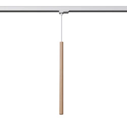 Lampa wisząca PASTELO drewno G9 #W