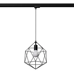 Lampa wisząca GASPARE czarna E27 4000K  7,5W 690lm