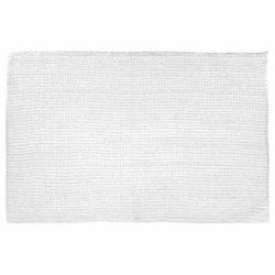 Dywanik łazienkowy biały nowoczesny poliester 50x80 cm Colors 5five simply smart do łazienki