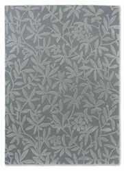 Dywan do salonu wełniany Cleavers Dark Steel 200x280 szary nowoczesny ręcznie tkany