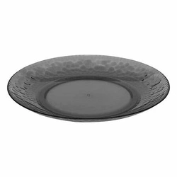 Talerz obiadowy Estiva 20 cm okrągły plastikowy ciemnoszary do jadalni i ogrodu 5five