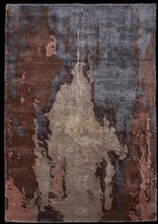 Dywan nowoczesny Alsana Purple 200x300 z wiskozy do salonu i sypialni Carpet Decor