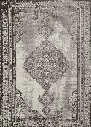 Dywan do salonu Altay Silver 200x300 szary retro łatwoczyszczący Carpet Decor Magic Home