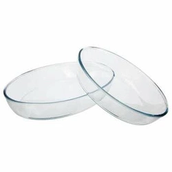 Zestaw 2 naczyń żaroodpornych owalne szklane