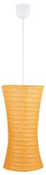 Lampa wisząca Tai nowoczesna papierowa pomarańczowa do salonu i sypialni 30 cm