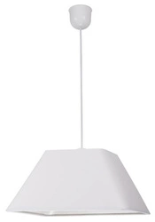 Lampa wisząca Robin 35 mały 1x60W E27  biały  promo (abażur 77-57525+linka 85-89369)