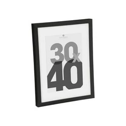 Ramka na zdjęcia 30x40 czarna Eva nowoczesna wisząca na ścianę Atmosphera
