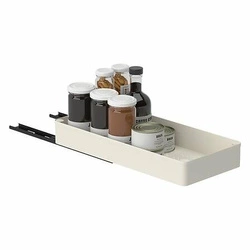Organizer wysuwany do szafek 13,3x37,7cm  beżowy